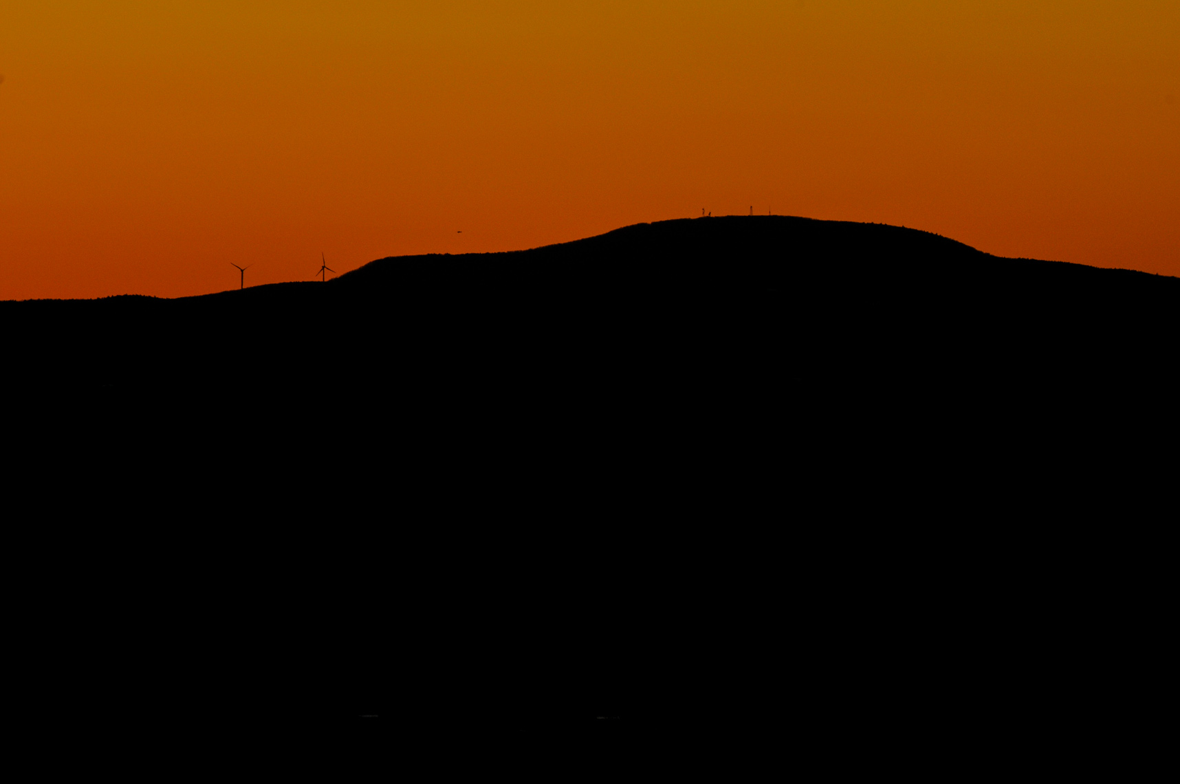 Wachusett Mountain at Sunset | Photo created from the Fruitlands Museum in Harvard, MA