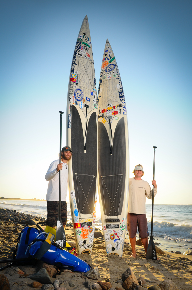 Environmental Portrait | Stand Up Paddlers Simpson and Rich