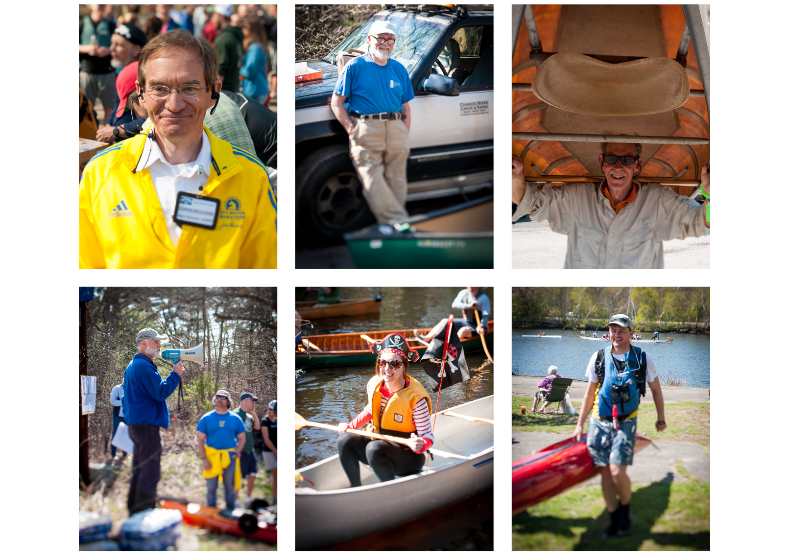 Run of the Charles Regatta Portraits for Canoe & Kayak Magazine