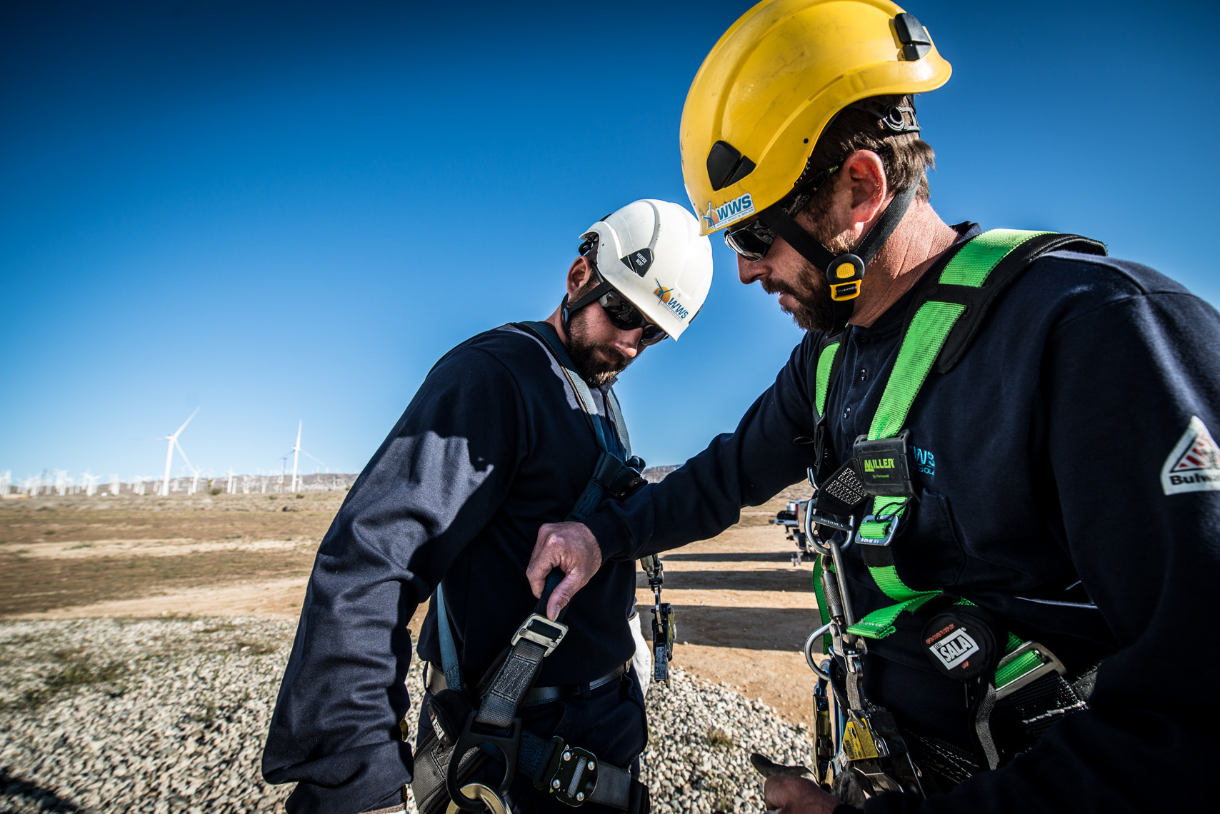 Wind Energy Safety | Renewable Energy Construction Photography